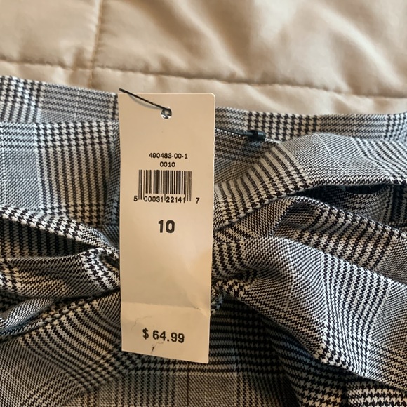 Banana Republic paper bag plaid front tie skirt - Picture 2 of 7